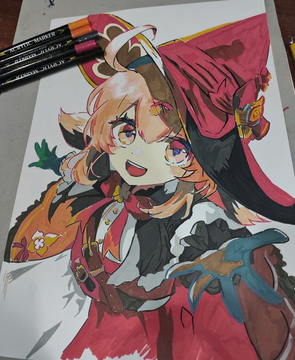 Аниме рисунки на а3