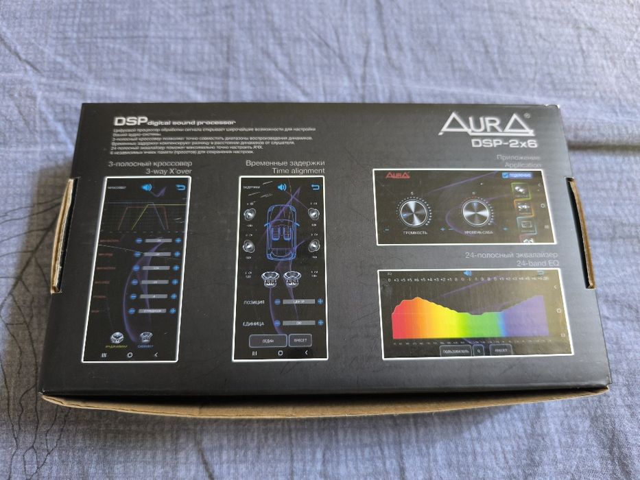 Автомобильный процессор Aura dsp-2х6