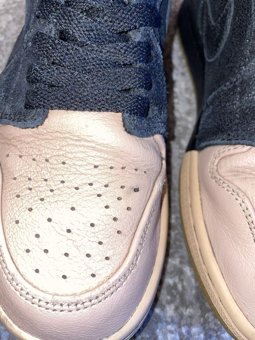 nike jordan 1 dip toe mid high (yeezy amiri rick owens puma adidas)