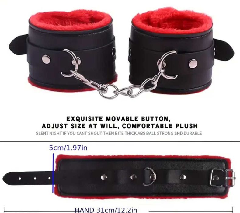 Плюшени белезници 4 цвята