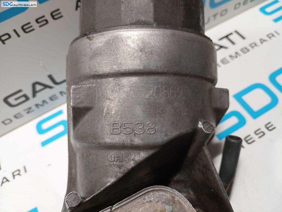 Radiator Racitor Ulei Termoflot cu Carcasa Suport Filtru Ulei Fiat Ritmo 1.6 JTD 2007 - 2014 Cod 55208625 [2775]