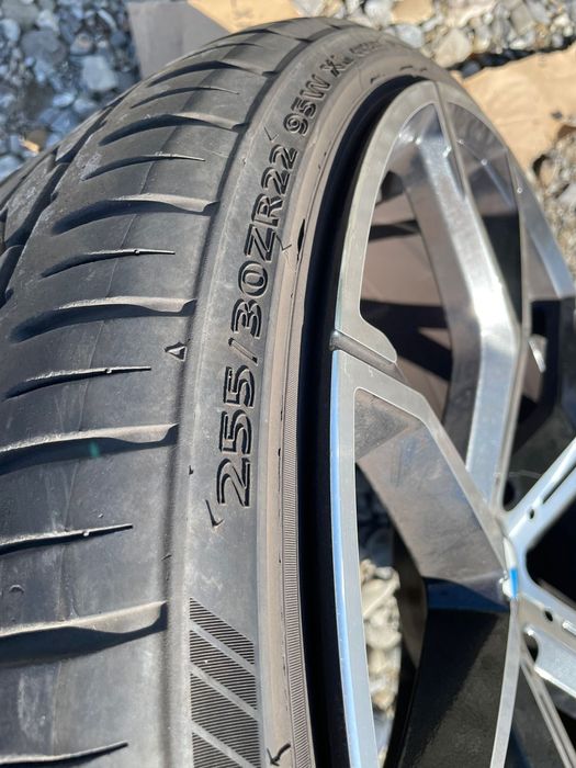 Set Jante R22 Bmw 5x120. Cu anvelope vara. Demontate de pe F01