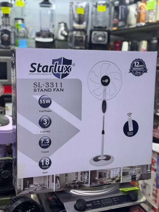 Вентилятор напольный с пультом Starlux перечисление есть