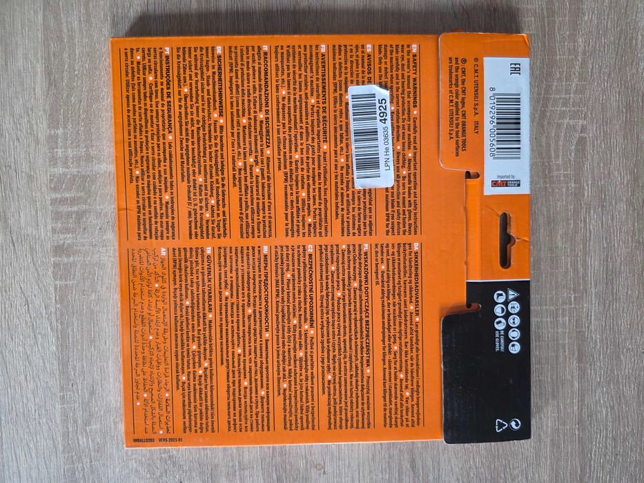 Lama de fierastrau, CMT 290-210-24M, 210x30mm, 24 dinti, argintiu