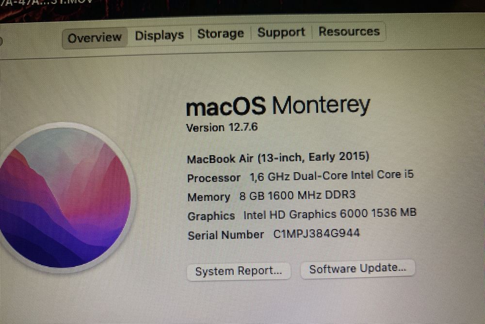 Macbook Air A1466 Core i5 Като нов!