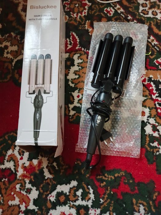 Тройная плойка для волос