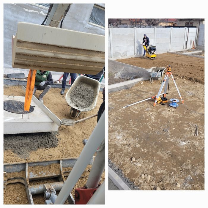 Racordări canalizare și utilități,excavații,nivelări,excavator,buldo