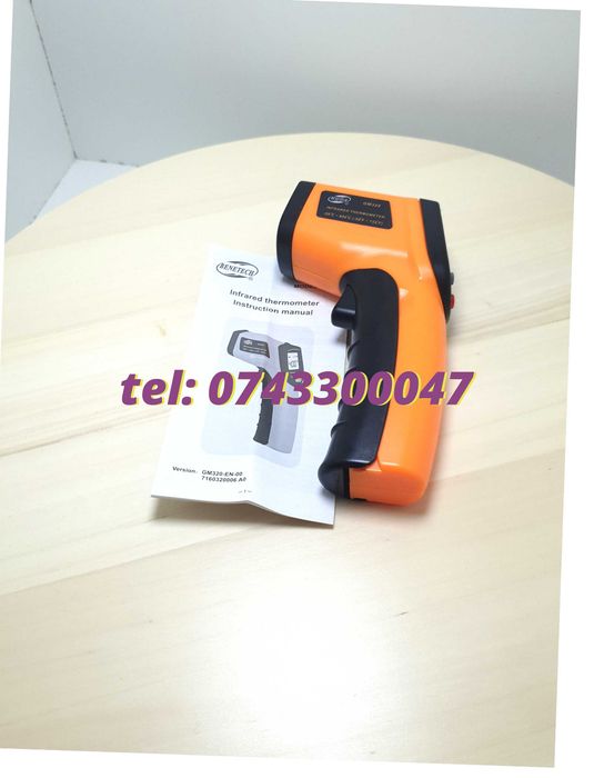 Aparat Temperatura Ir Ir Modul Infrarosu Digital Laser -50 / +360 Grade Pentru Masurarea Temperaturii Fara Contact In Domeniul Indicat