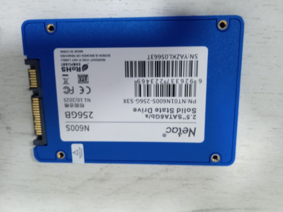 SSD Netac 256gb N600S