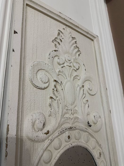 Настенное декор с круглым зеркалом