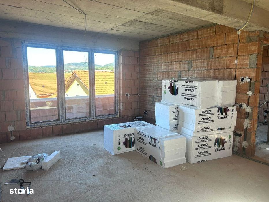 Apartament semifinisat 2 camere, 53,58 mp + terasa 12,60 mp,etaj 2
