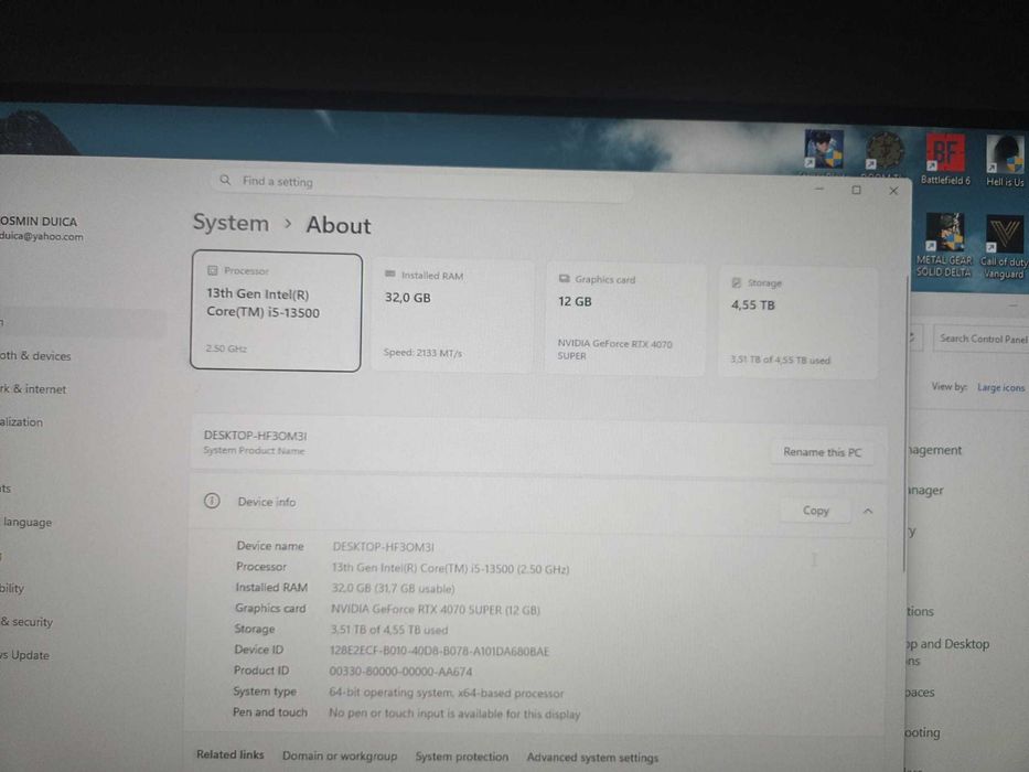 Kit gaming Intel I5 13500+ ASUS Prime B660-Plus D4 32 GB DDR4