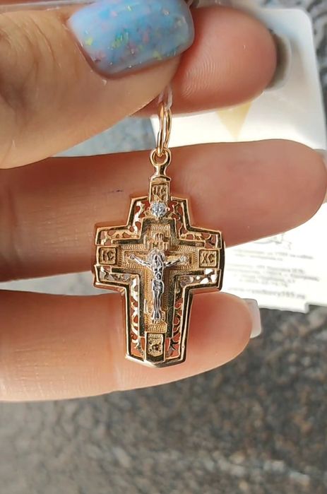 Крестик православный серебро