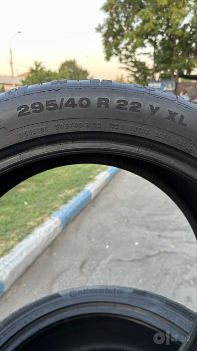 4 шины Continental ContiSportContact 5 295 40 R22 пробег 50 км