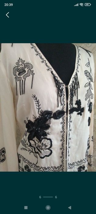 Пиджак шёлк Италия новый