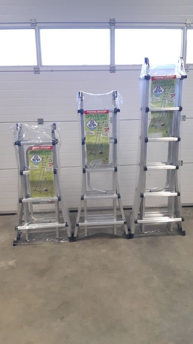 Scară din aluminiu profesională STP Click Clack diferite modele