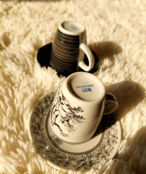 ПРОМОЦИЯ  САМО 14 ЛВ ЗА  1+1 комплект чаши за кафе