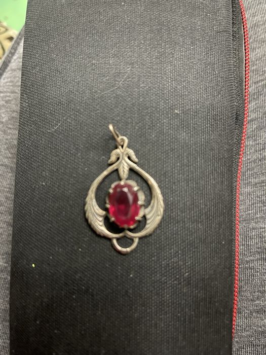 Кулон серебро 875 проба позолота