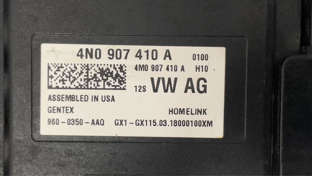 Homelink модул гаражни врати AUDI A4 A5 Q5 4N0907410A