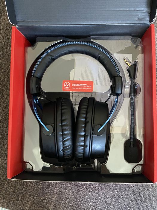 Игровые наушники Hyperx cloud alpha s синие
