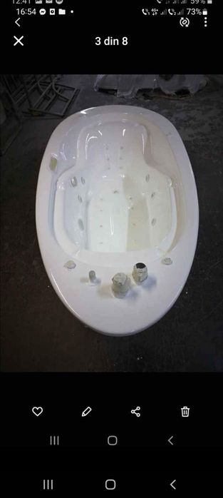 Reconditionari cazi de baie din Fonta, Tabla, Acril,