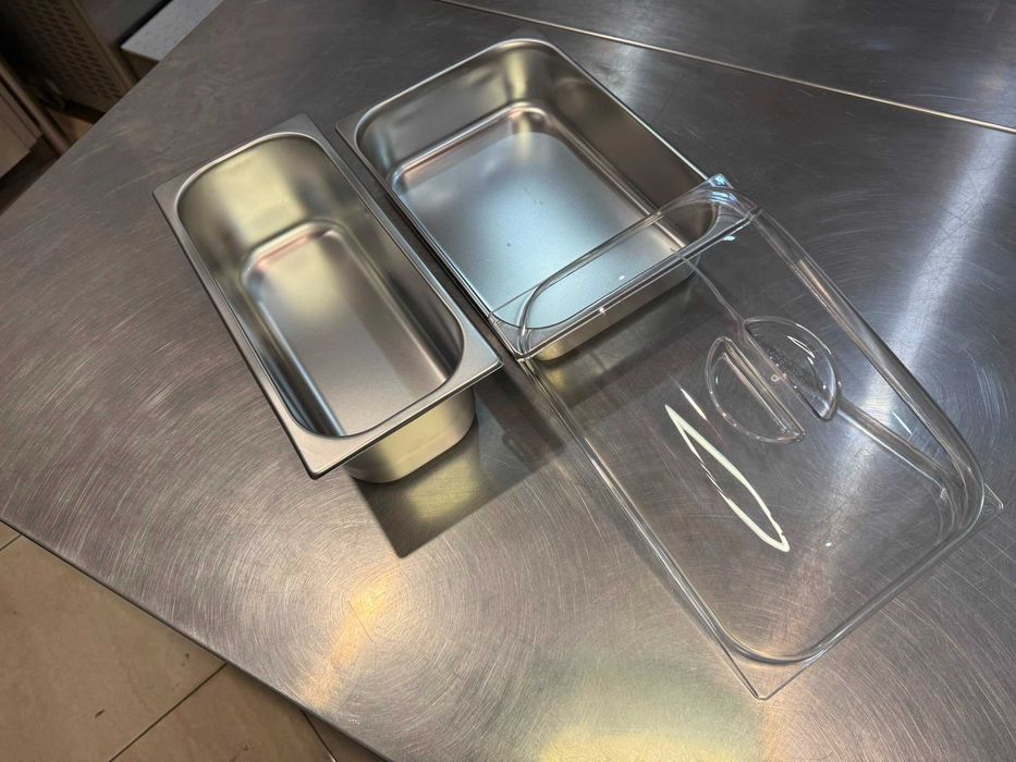 Vaschete, containere din inox, carapine, sorbetiere din inox pentru inghetata, capace din policarbonat, accesorii gelaterie, paletine
