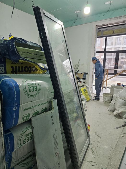 Окна с дверей для балкона