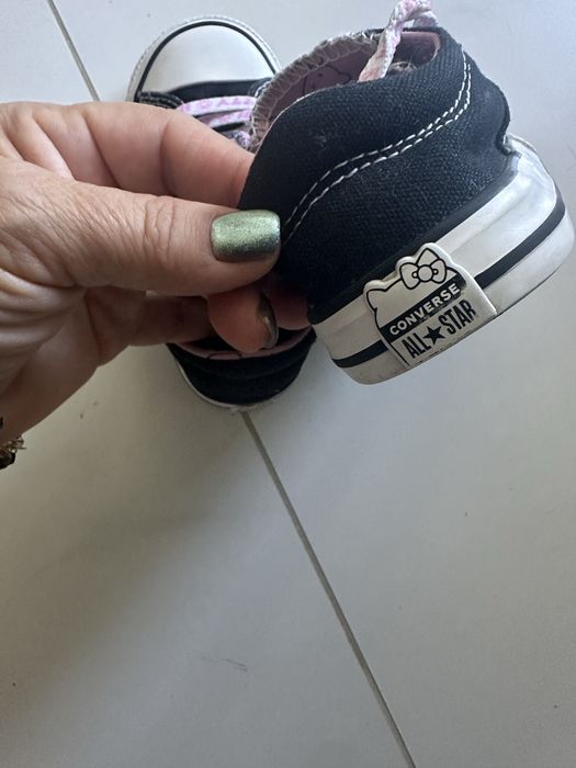 Оригинални детски кецове Converse за момиченце 23  размер