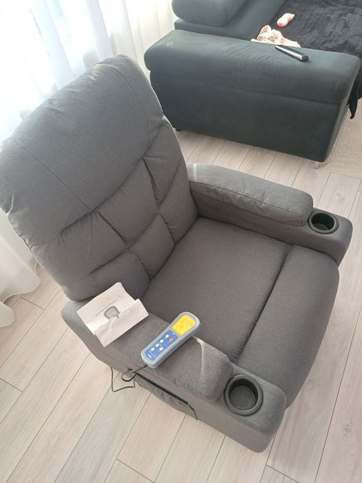 Fotoliu de masaj electric , gri