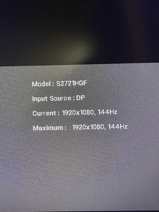 Monitor dell 27 inch 144hz G-sync