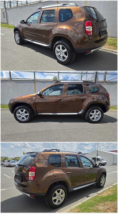 Vand/Schimb/Rate Dacia Duster 2015 1.5 DCI piele incalzire scaune clima, pilot, navigatie mare color, comenzi volan, senzori de parcare