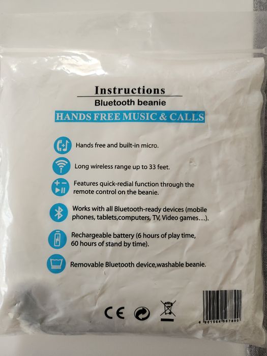 Caciula cu Bluetooth 3.0