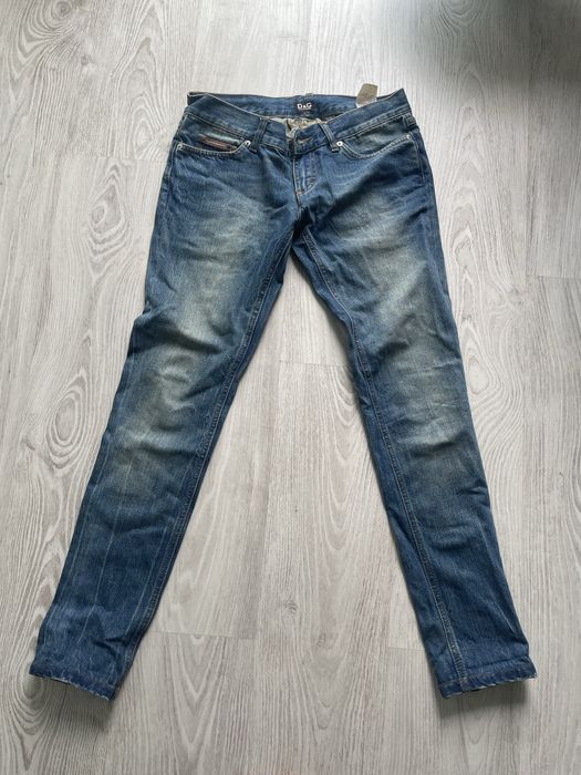 blugi boyfriend cu talie joasă Y2K Dolce& Gabbana de femei