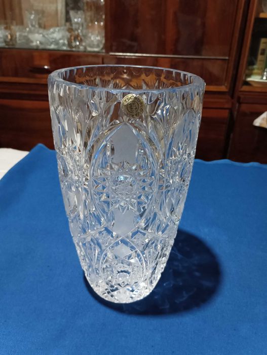 Настоящая Богемская хрустальная Ваза