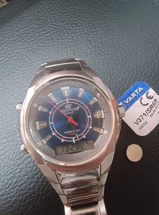 Мъжки Часовник   Casio Edifice EFA-128D-2AV
с нова батерия Varta 371