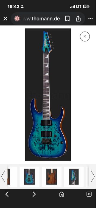 vand chitara electrica Ibanez GRGR221PA-AQB