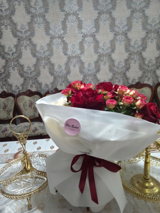 Букет розы цветы