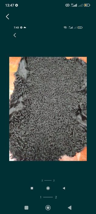 Каракуль чёрный. Новый