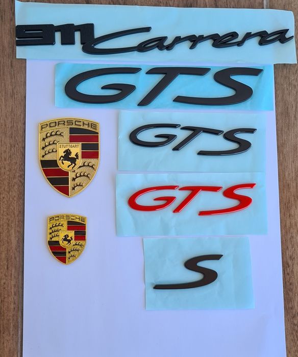 Емблема Porsche Порше Panamera Cayenne Macan Cayman  GTS Turbo 911 S 4