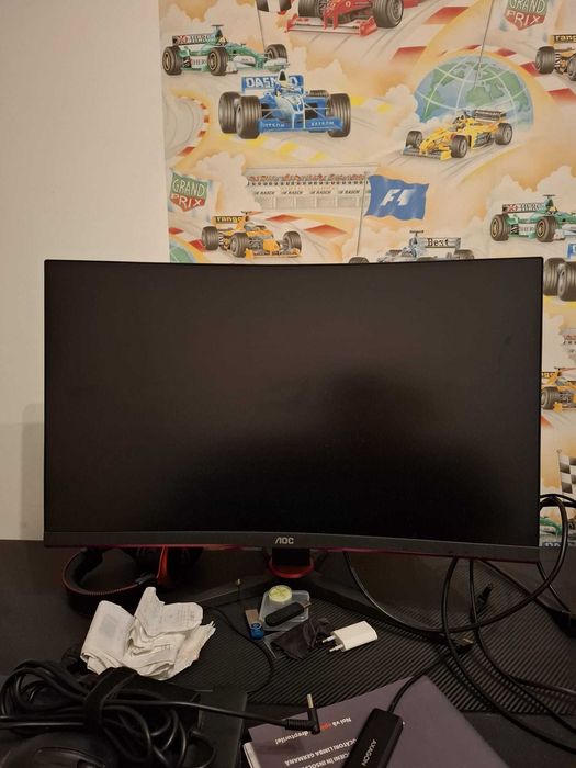 Monitor AOK curbat 27`` Full HD