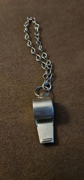 Fluier metal de colectie vechi !