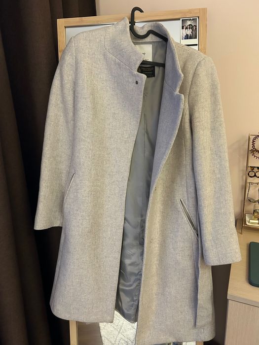 Палто Mango, сив цвят, размер S