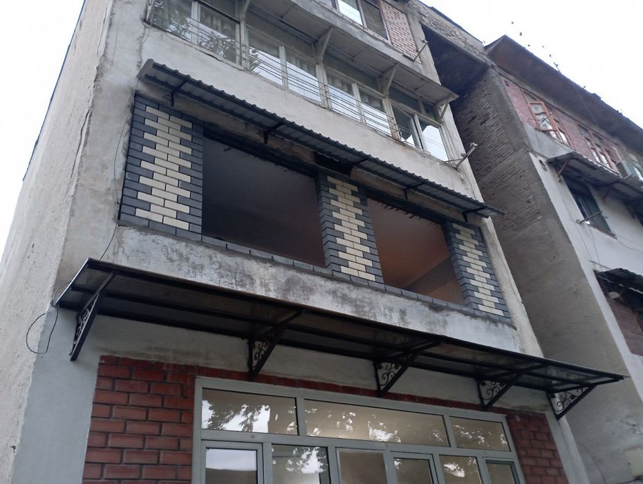 Кладка балкон Balkonga gisht teramiz