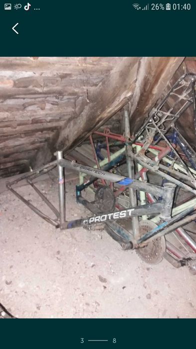 Camping cadre mtb aluminiu si otel