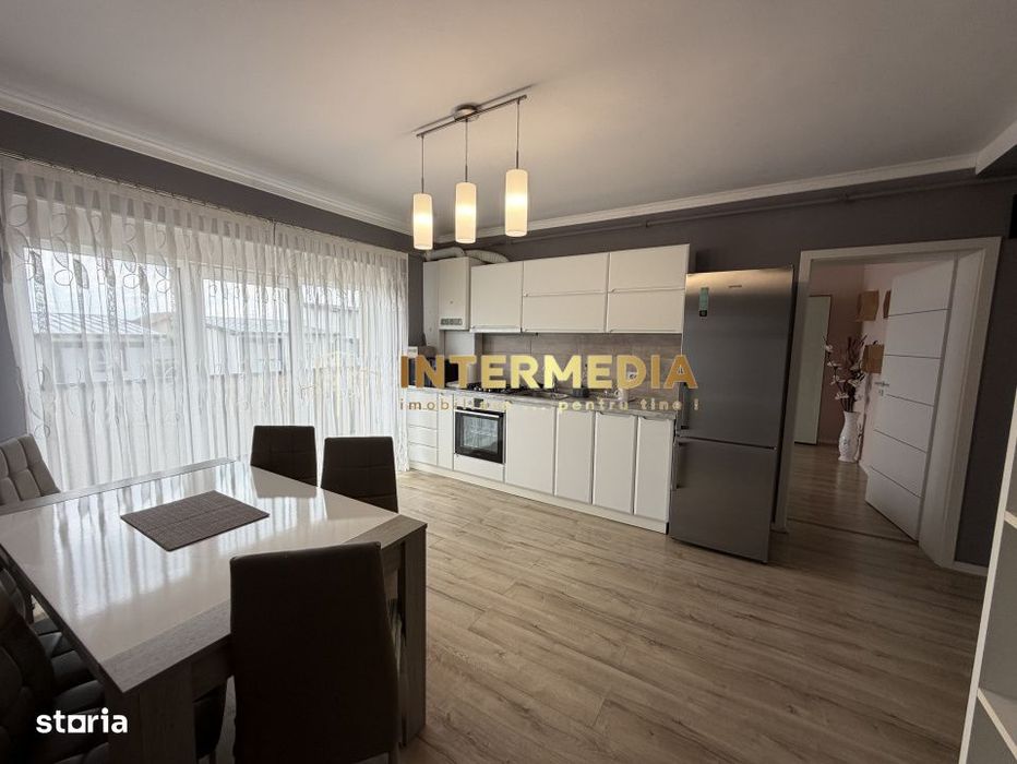 Apartament 2 camere Decomnadat 63 mp Clima Parcare Finisat Mobilat Uti