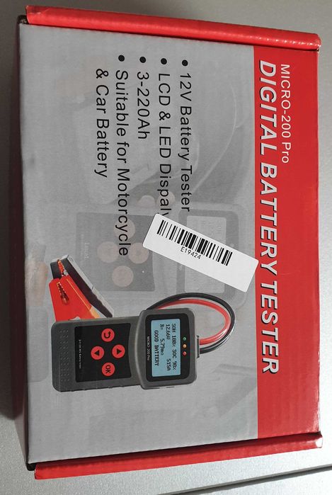 Цифров тестер за акумулатор (товарна вилка) LancoL Micro-200 Pro