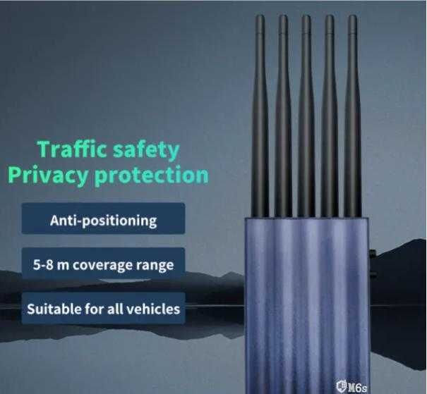 M6S GSM GPS Тапа Навигация Заглушител на Шпионска Техника Лична Защита