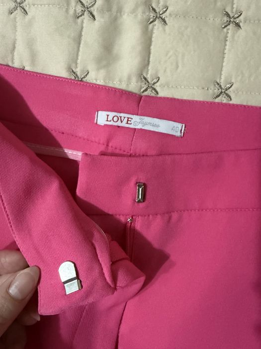 Официален розов панталон Dizi/ бежов панталон