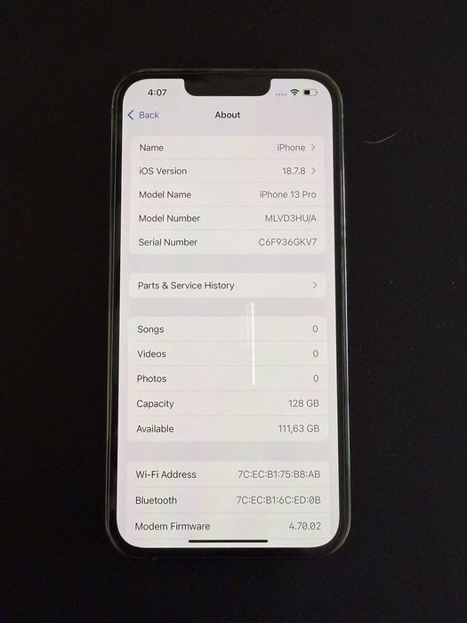 Apple Iphone 13 pro 128GB