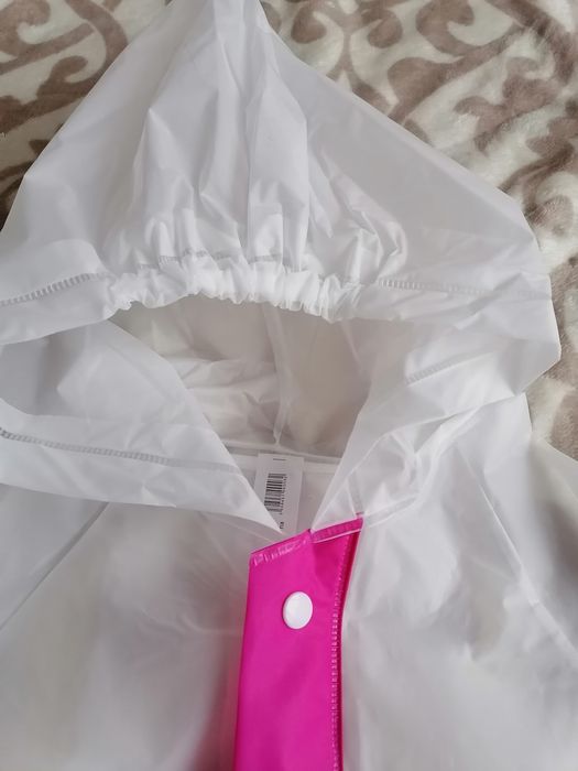 Дъждобран за момиче с шапка 4-5 години